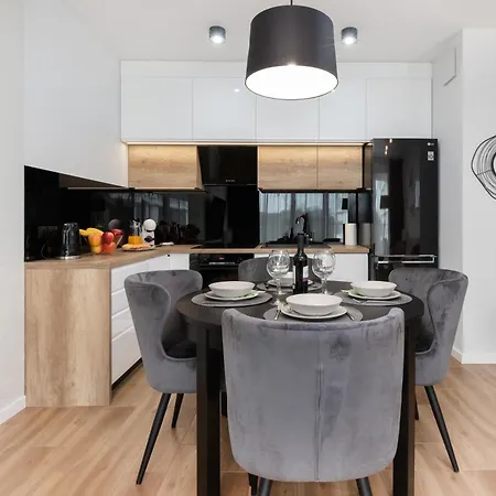 Tarasy Baltyku Piekny Parking & Duzy Balkon By Renters Prestige Lägenhet *